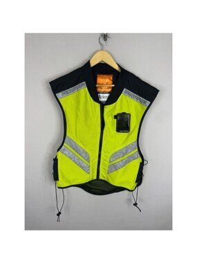 Icon Mil Spec Vest Neon Yellow High Visibility Reflective Motorcycle Safety Vest